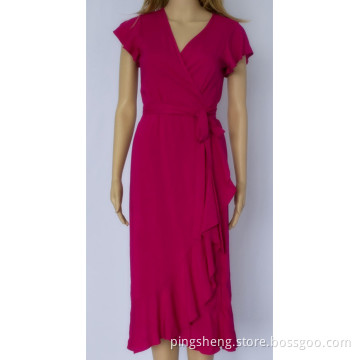 Ladies Fish Tail V Neck Dress